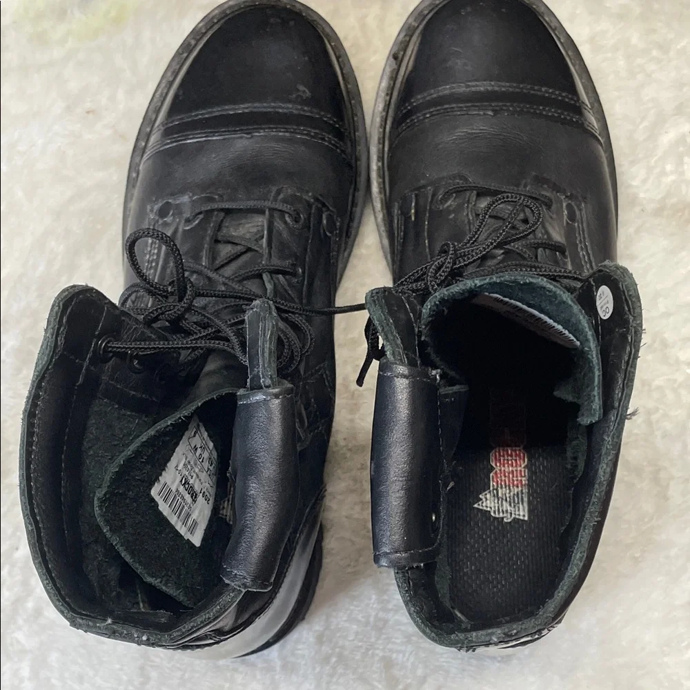 Rocky Black Men's paraboot oil resistant‎ Leather Tactical Lace-Up Boot